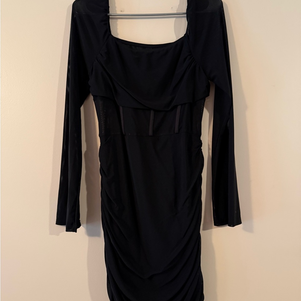NWOT SHEIN Black Long Sleeve Dress